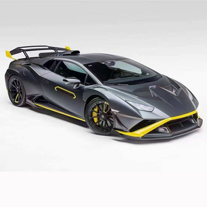 Convient pour <span class=keywords><strong>Lamborghini</strong></span> HURACAN <span class=keywords><strong>STO</strong></span> Upgraded Style Dry Carbon Fiber Body Kit Front Lip Duck Wing Side Skirts - Product Image 5