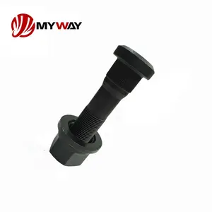 Xe tải bánh xe Bolt và Nuts lớp 10.9 bánh xe trung tâm xe tải Bolt Nuts ốc vít bánh xe bu lông và đai ốc