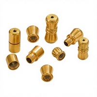 Fermoirs à vis en acier inoxydable, fermoirs cylindriques, attaches fermées pour bracelets, fournitures de bijoux DIY