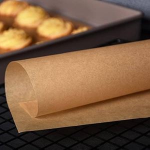 Kertas perkamen panggang pra-lengket kertas silikon tahan lemak tidak dikelantang