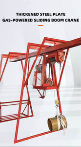 Katrol pengangkat bangunan portabel dengan mesin derek bensin - Product Image 6