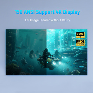 Topleoポータブルプロジェクター液晶オーバーヘッドショートスローワイヤレスLed Proyectoresビデオ4kミニスマートAndroidプロジェクター - Product Image 4