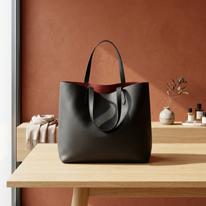 Pochette tendance en cuir véritable pour femme, légère, grande capacité, imperméable, durable, personnalisable, marque BS INTERNATIONAL - Product Image 3