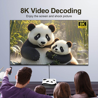 Topleo Android 16 TV Box Diseño Panda WiFi 6 BT 5.0 Control por Voz 8K 60FPS Smart TV Box