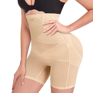 high waist tummy control shapewear shorts women's padded butt hip enhancer full girdle shaper butt lifter