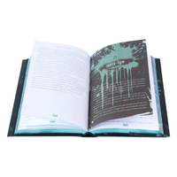 Impression de livres personnalisés de haute qualité, couverture rigide, bord pulvérisé caché, impression de romans avec étui pour collection