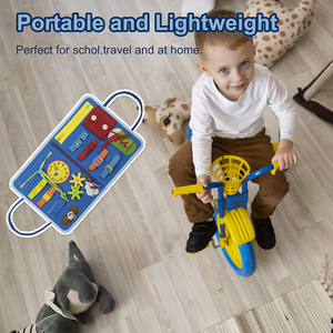 Felt Busy Board for Toddlers <b>Educational</b> Montessori Felt Busy Board Toddler Activities Kids Busy <b>Book</b> for 1-5 Years Old - Product Image 6