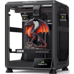 Impresora 3D Creality K2 SE, volumen de construcción de 220x215x245 mm, impresión FDM de alta velocidad para modelos multicolor. - Product Image 1