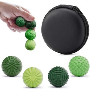 Luckdoor – balles anti-stress en silicone, 4 pièces, jouets portables pour soulager le stress, pour adultes, adolescents, autisme, TDAH, soulagement de l'anxiété - Product Image 1