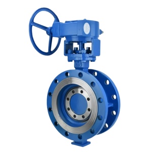 Worm Gear Operated Butterfly Valve Medium Pressure for Oil Pipeline DN50 DN600 OEM - Product Image 1