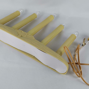 Bán Hot 5 Ánh Sáng Candolier Giáng Sinh Chuỗi Trang Trí Real Wax Electric <span class=keywords><strong>Led</strong></span> Flameless E12 Nến Đèn - Product Image 5