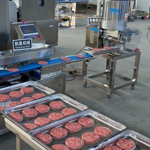 Ligne de production automatique de galettes de poisson, nuggets de poulet et pains de viande, machine de moulage pour la fabrication de coupes de viande - Product Image 3
