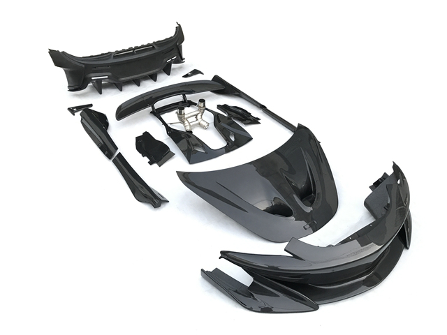 Mc Laren 540C 570S 600LT Carbon Fiber Body Kits for 540C 570S to 600LT Carbon Fiber Bumpers Hood Spoilers Exhaust System  Skirt