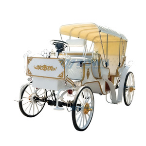Carroza Eléctrica Turística de 4 Ruedas 2026, Carro de Paseo para Bodas y Servicio de Transporte en Parques de Atracciones - Product Image 1