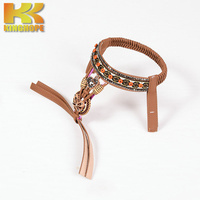 Accessoires de sandales de mode en gros, dessus de sandales en PVC semi-finis, chaussures élégantes pour femmes, dessus de chaussures faits à la main, accessoires de chaussures