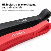 Oferta Especial: Set de Bandas de Resistencia de Látex Natural Directo de Fábrica con Asas, Anclaje para Puerta, Mosquetón y Bolsa de Almacenamiento para Entrenamiento en Casa