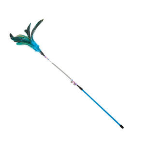 Fabrik Großhandel Fluffy <span class=keywords><strong>Cat</strong></span> Interactive <span class=keywords><strong>Wand</strong></span> Premium Spring <span class=keywords><strong>Stick</strong></span> Verschiedene Farben Pet Toys <span class=keywords><strong>Cat</strong></span> <span class=keywords><strong>Teaser</strong></span> Angelrute - Product Image 4