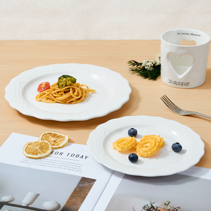 Thanh lịch nổi sứ Bộ đồ ăn đặt cho đám cưới bên khách sạn bền máy rửa chén/Lò vi sóng an toàn tùy chỉnh bán buôn - Product Image 2