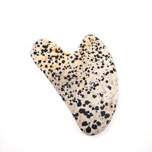Gua sha-masajeador facial de <span class=keywords><strong>jaspe</strong></span> Dálmata, herramienta de masaje facial Natural - Product Image 4