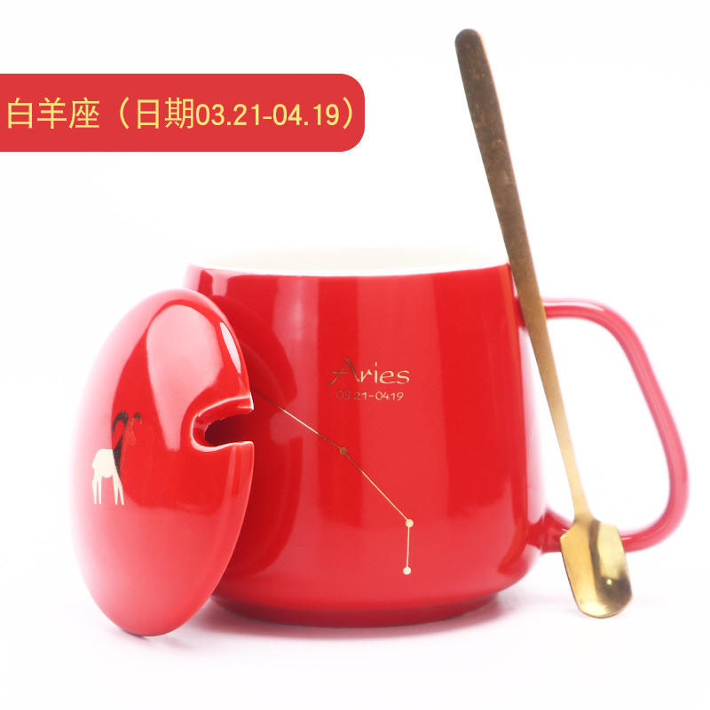 Aries with a lidded spoon