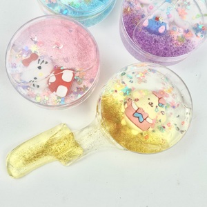 สไลม์เนื้อใสยืดหยุ่นสูง ดีไซน์เรียบง่าย สีสันสดใส 6 สี ขายส่ง - Product Image 6