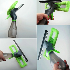 Limpiador de ventanas Squeegee Spray Scrub Scrape Microfibra 3 en 1 Herramientas de tinte de ventana sostenible Limpieza de <span class=keywords><strong>espejos</strong></span> de vidrio de ventana 5-7 días - Product Image 3