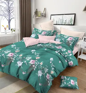 Factory direct wholesale 100% polyester fashion beautiful various patterns microfiber bedsheet