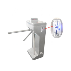 공중화장실 출입 통제 턴스타일 게이트 동전 수납기 스테인리스 QR 코드/얼굴 인식 양방향 조절 가능 - Product Image 2