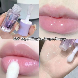Etiqueta privada Aceite de labios a base de hierbas Esencia de agua vegana con propiedades hidratantes Hidratantes Base de lápiz labial afrutado que desvanece las líneas de labios - Product Image 3