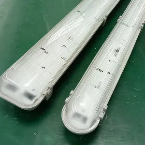 Luz do armazém led tripla à prova d'água ip65, iluminação superfície montada, vapor apertado, garagem, luz de led