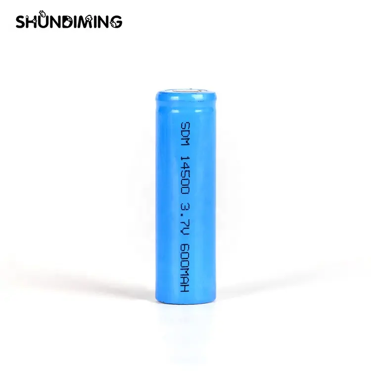 Wholesale Rechargeable Protected CE Certification 3.7V 600mAh 14500 li ion Battery