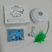 Jouets pour chats d'intérieur en gros : Jouet interactif électrique automatique pour chat, souris mobile, jouet d'exercice autonome, fournitures pour animaux de compagnie
