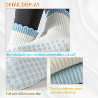 Vente en gros personnalisée, chaussettes de Pilates, chaussettes de yoga, chaussettes de sport, sur mesure basées sur des images