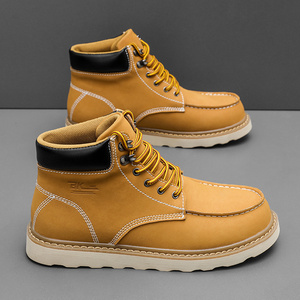 Botas de Trabajo Personalizadas de Moda, Cálidas, Casuales, de Cuero, Ligeras e Impermeables, en Oferta - Product Image 4