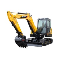 Nouvelle Excavatrice Compacte Originale Sany SY55C de 5 à 6 Tonnes – Mini-Pelleuse en Promotion