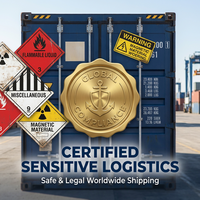 Expédition de marchandises sensibles de stockage d'énergie LCL/FCL par voie maritime DDP – Transitaire logistique professionnel Chine vers Allemagne