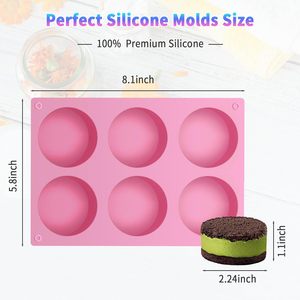 แม่พิม<span class=keywords><strong>พ</strong></span>์ซิลิโคนทรงกระบอกแบบไม่ติดกระทะ สำหรับทำ<span class=keywords><strong>คั</strong></span><span class=keywords><strong>พ</strong></span><span class=keywords><strong>เค้ก</strong></span> สบู่ <span class=keywords><strong>โอ</strong></span>รี<span class=keywords><strong>โอ</strong></span> คุกกี้ ช็อกโกแลต - Product Image 2