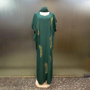 فستان بوبو ماكسي فضفاض عصري جديد لعام 2025 بتصميم وطني مرصع بالألماس، فستان داشيكي أفريقي كاجوال، عباية بمقاس واحد للنساء المسلمات لفصل الصيف - Product Image 5