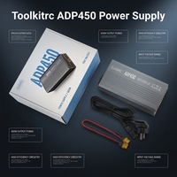 Bloc d'alimentation haute performance ToolkitRC ADP450 450W 24V 19A numérique intelligent avec port mâle XT60 pour batteries M8D/M9/M6D/M8P