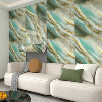 Autocollant mural en marbre doré à chaud, film de transfert thermique, décoration murale pour la décoration intérieure, fond de mur, décalcomanies murales