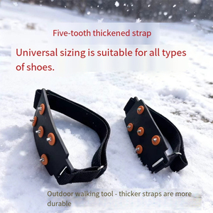 Outdoor Snow <strong>Boots</strong> Anti-slip Straps Walking and Hiking Ice Cleats Outdoor Protective Products - Product Image 4