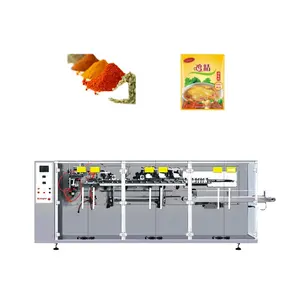 Automatic Stand Up Doypack Shape Hanging Hole Pouch Filling Candy Packing Machine Filling Machines