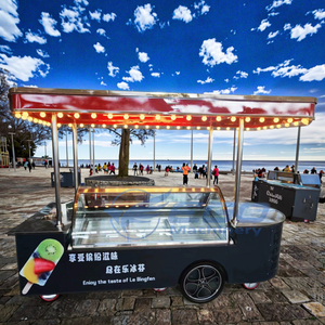 Carrito de Comida Móvil Popular para Venta de Snacks, Desayunos, Hamburguesas, Bebidas Frías y Hot Dogs - Product Image 1