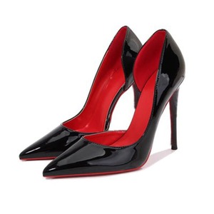 Nuove Scarpe da Donna Primavera-Autunno 2025 con Suola Rossa, Tacco Alto, Punta Affusolata, Comode per l'Ufficio, Tacco Sottile - Product Image 1