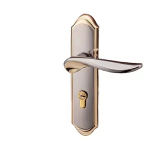 High quality western style popular internal door handle for wooden doors internal door lever handle