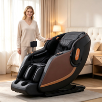 Chaise de massage électrique en cuir à vibration et pétrissage, zéro gravité, corps entier, en promotion