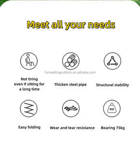 Silla <span class=keywords><strong>de</strong></span> Camping plegable <span class=keywords><strong>de</strong></span> Metal reclinable para relajarse al aire libre con reposabrazos SILLA <span class=keywords><strong>DE</strong></span> Camping Plegable ligera pesca <span class=keywords><strong>playa</strong></span> - Product Image 6