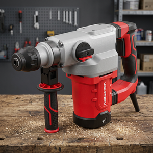 Marteau perforateur SDS Plus 1500 Watt 950 tr/min / 4100 impacts 7J avec coffret et accessoires - Product Image 2