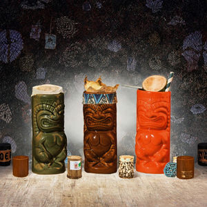 Seaygift - Tazas de <span class=keywords><strong>Cerveza</strong></span> de Cerámica <span class=keywords><strong>con</strong></span> Diseño Tiki Hawaiano, Creativas, Irregulares, Ecológicas, Modernas, de Lujo, Personalizadas, para Fiestas - Product Image 3