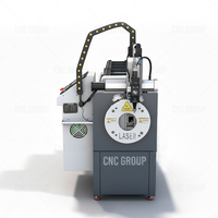 Máquina de Corte Láser de Fibra Industrial para Tubos, Cortadora CNC de Tubos Metálicos para Tubos de Acero Inoxidable y Acero al Carbono de Pared Gruesa, Venta al por Mayor de Fábrica